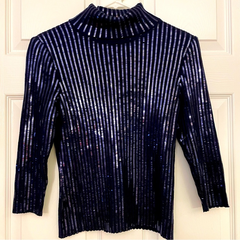 Vintage St John Evening Sequin Top